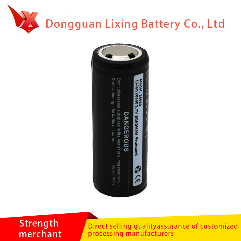 Tillverkaren levererar 5000mAH polymerbatterinr 2 uppladdningsbart batteri för 32650 litiumbatteri ficklampa